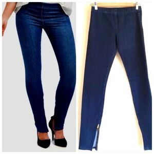 Joe's Jeans XS 25 Dark Skinny Stretch Waist Pull-On Legging Zip Ankle Jegging